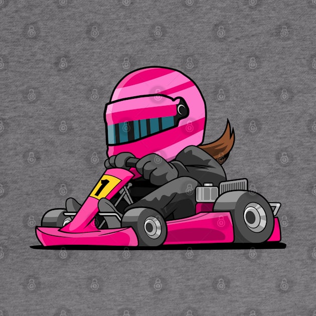 Go Kart Girl Racer by DavidSpeedDesign